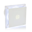 STERR BFS150L - 150 mm Badrumsfläkt, LED, 250 m³/h, Vit