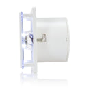 STERR BFS150LT - 150 mm Badrumsfläkt, LED + Timer, 250 m³/h, Vit