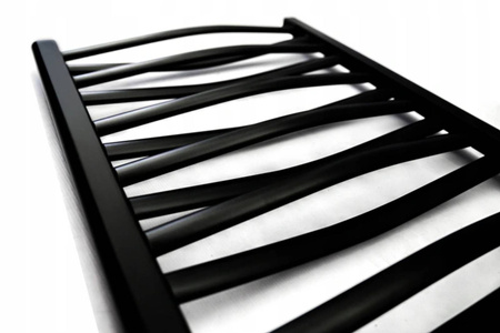 LVR12050B-3D - Svart vertikal 3D radiator 120/50