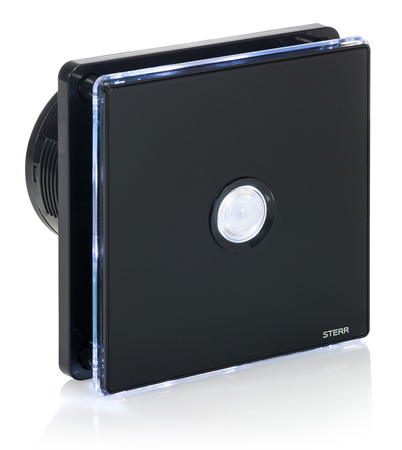 BFS100LP-B - Badrumsfläkt (LED + PIR) svart