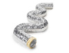 IAL125_5 - Isolerad kanal aluminium flexibelt ventilationsrör 5m