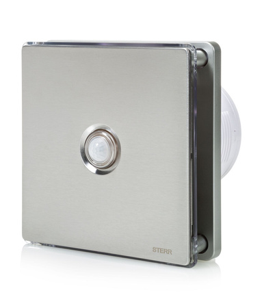 BFS100LP-S - Badrumsfläkt (LED + PIR) silver