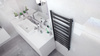 LVR12050B-3D - Svart vertikal 3D radiator 120/50