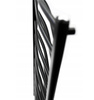 LVR12050B-3D - Svart vertikal 3D radiator 120/50