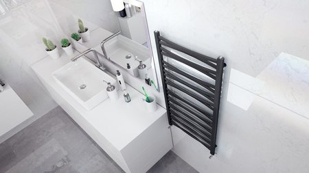 LVR12050B-3D - Svart vertikal 3D radiator 120/50