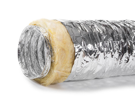 IAL125_5 - Isolerad kanal aluminium flexibelt ventilationsrör 5m