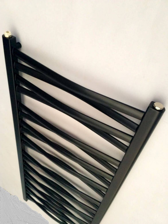 LVR12050B-3D - Svart vertikal 3D radiator 120/50