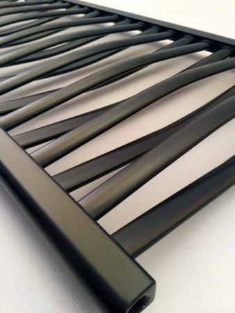 LVR12050B-3D - Svart vertikal 3D radiator 120/50