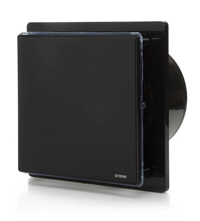 BFS150LT-B - Badrumsfläkt svart 150 mm LED + Timer