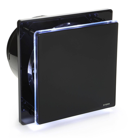 BFS150LT-B - Badrumsfläkt svart 150 mm LED + Timer