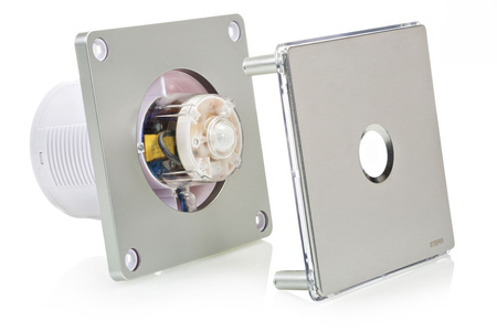 BFS100LP-S - Badrumsfläkt (LED + PIR) silver