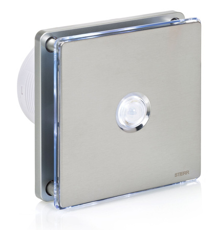 BFS100LP-S - Badrumsfläkt (LED + PIR) silver