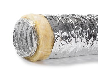IAL125_5 - Isolerad kanal aluminium flexibelt ventilationsrör 5m