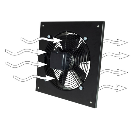 AXF450B - Axial frånluftsfläkt 450 mm