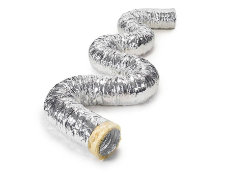 IAL125_5 - Isolerad kanal aluminium flexibelt ventilationsrör 5m